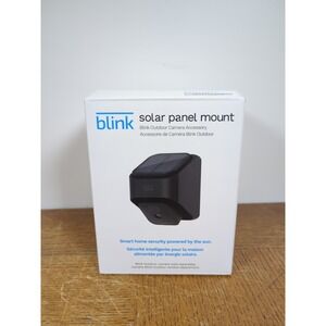 Blink Solar Panel Charging Mount Model BAC044500U - Black - NEW OPEN BOX